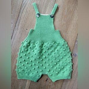 Misha & Puff | Popcorn Knit Ribbed Yoke
Romper | 2-3 YRS